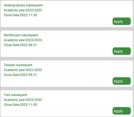 HELB SUBSEQUENT APPLICATION